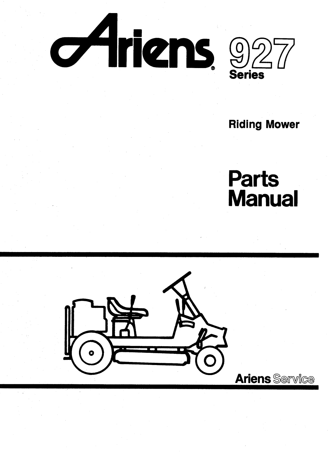 Ariens 927 manual 