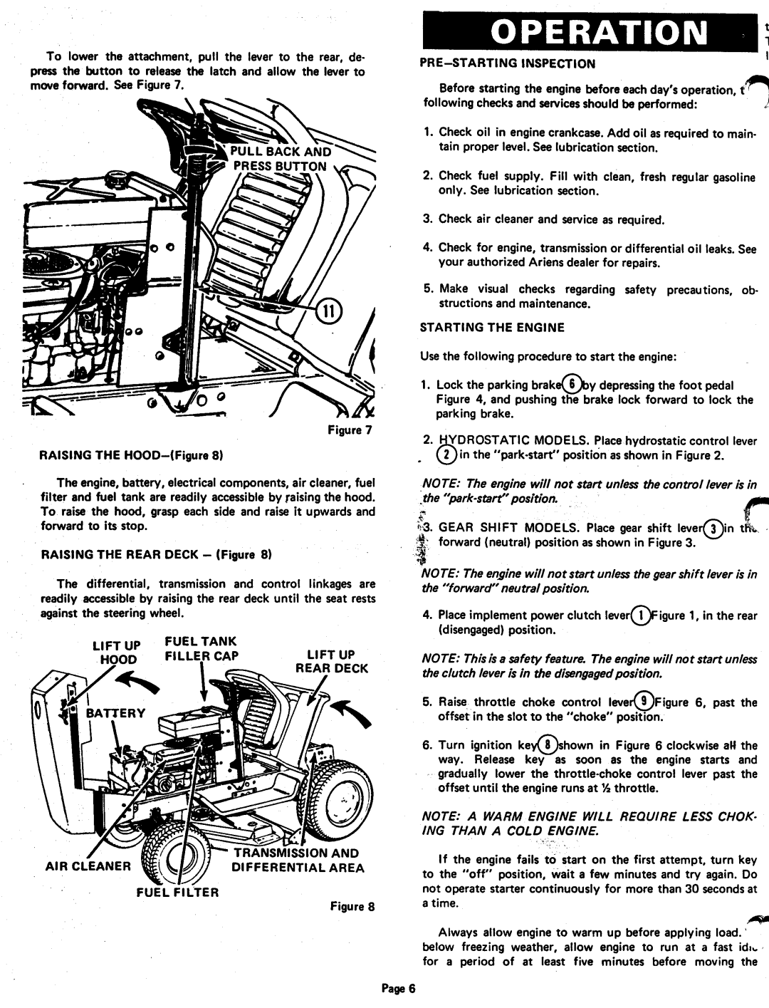 Ariens 929001, 929002, 829002 manual 