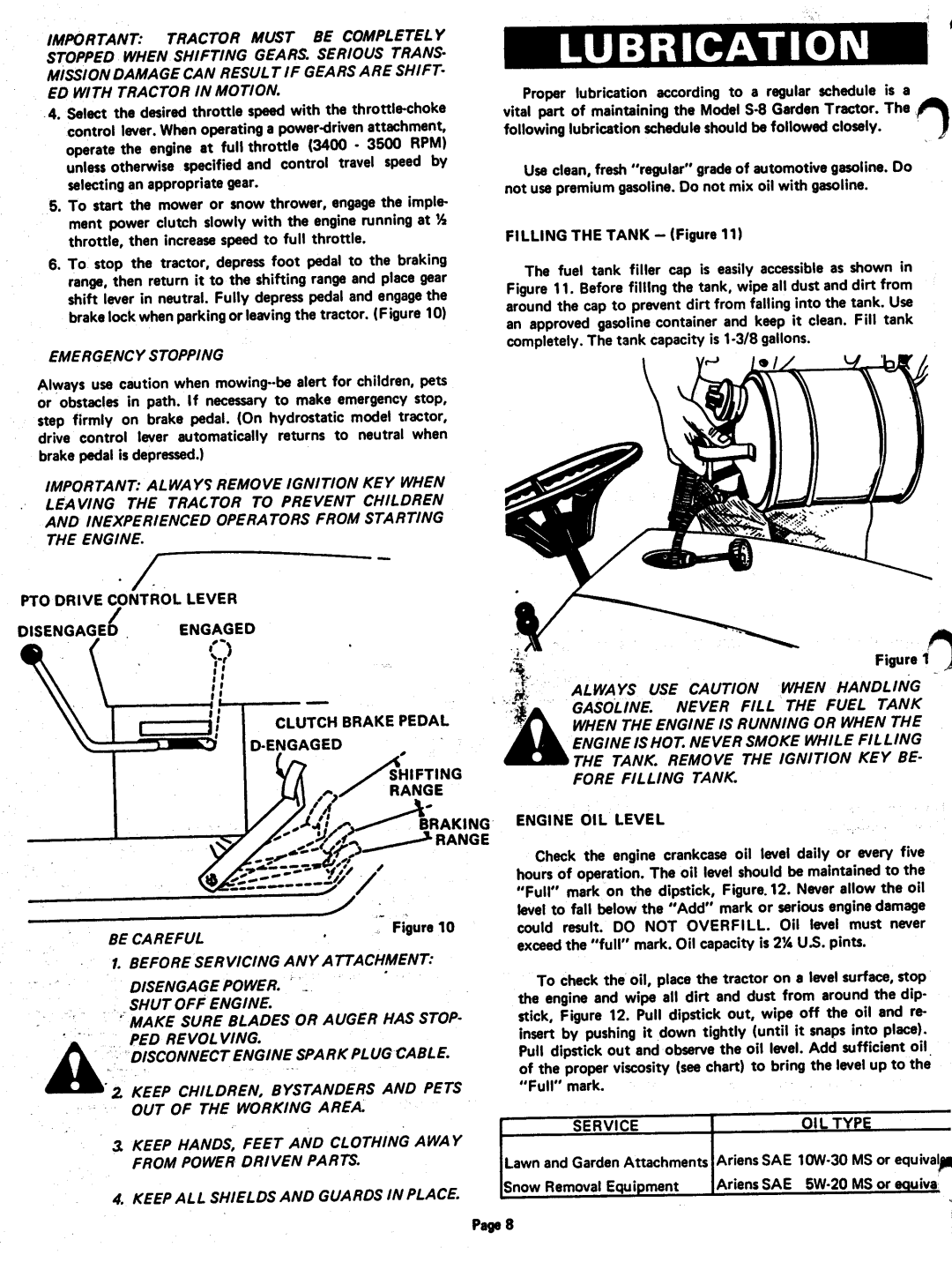 Ariens 829002, 929001, 929002 manual 