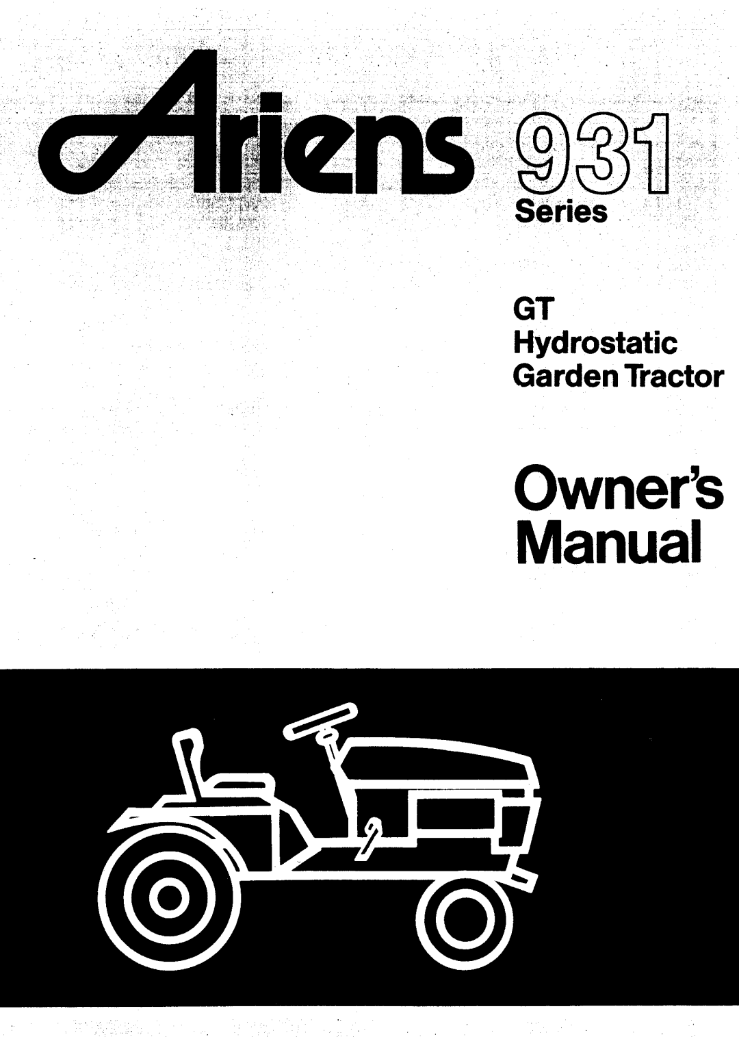 Ariens 931 manual 