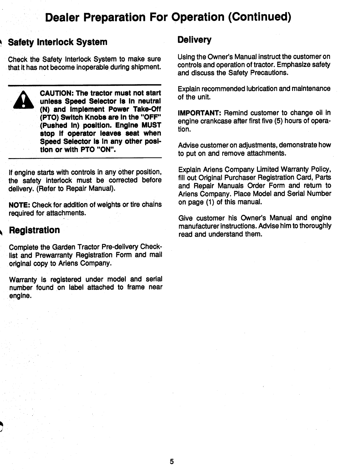 Ariens 931 manual 
