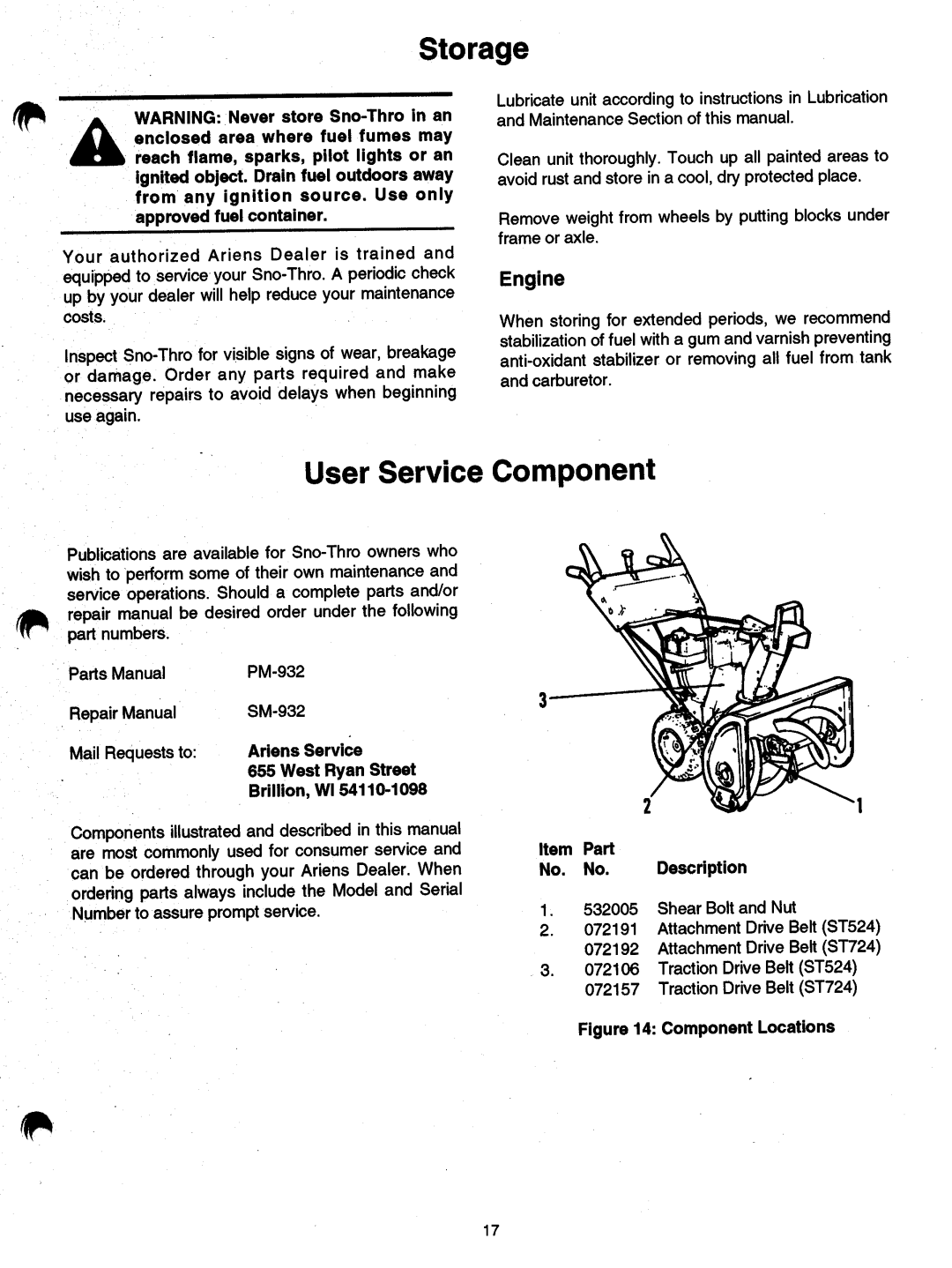 Ariens 932 manual 