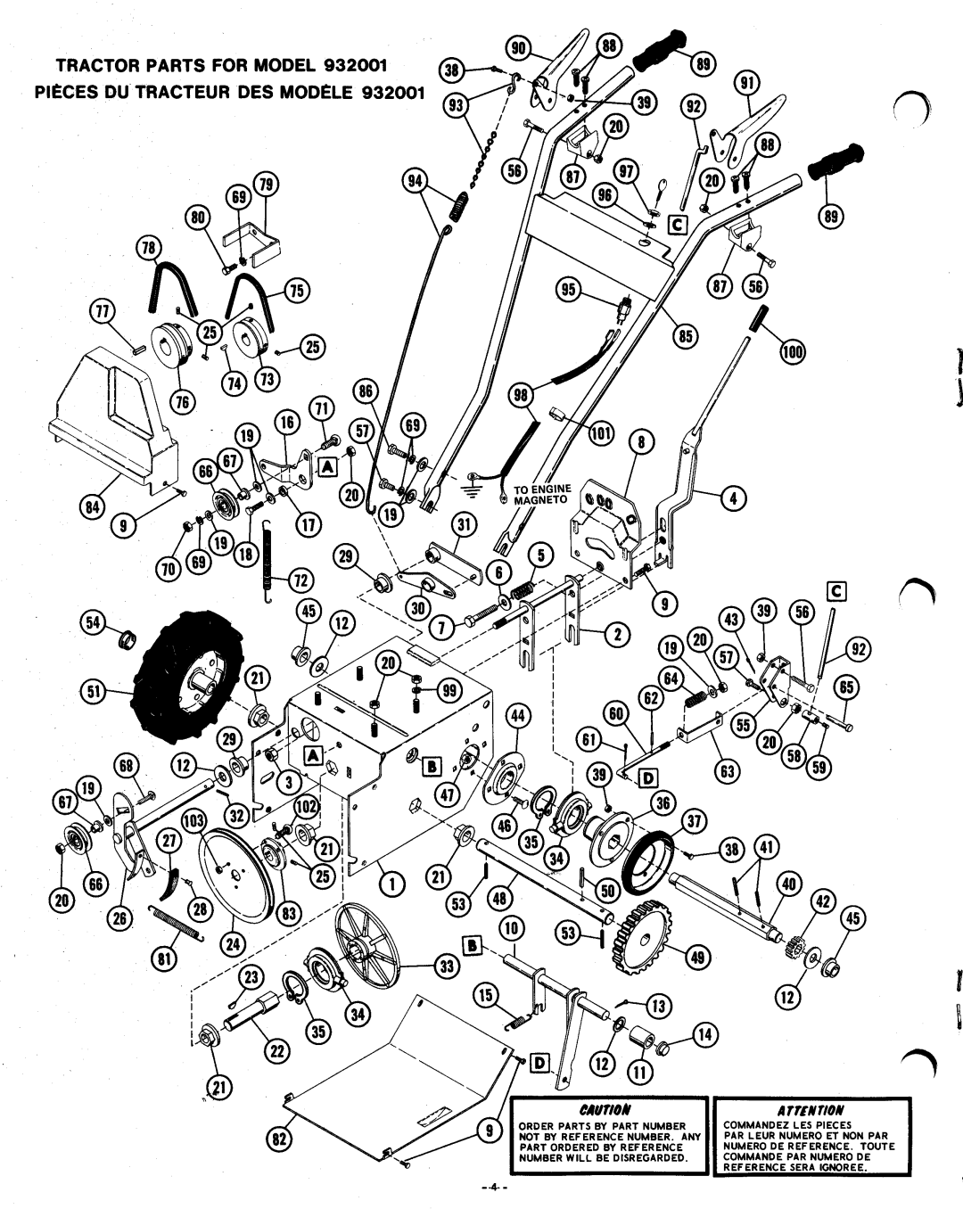 Ariens 932001 - 2.7 H.P, PM-32-77 manual 