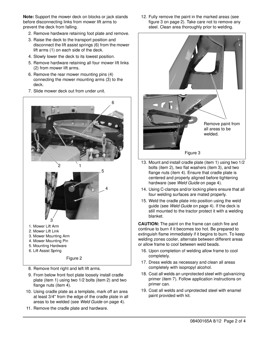 Ariens 992230, 992238, 992231, 992235, 992232, 992239, 992233 installation instructions 