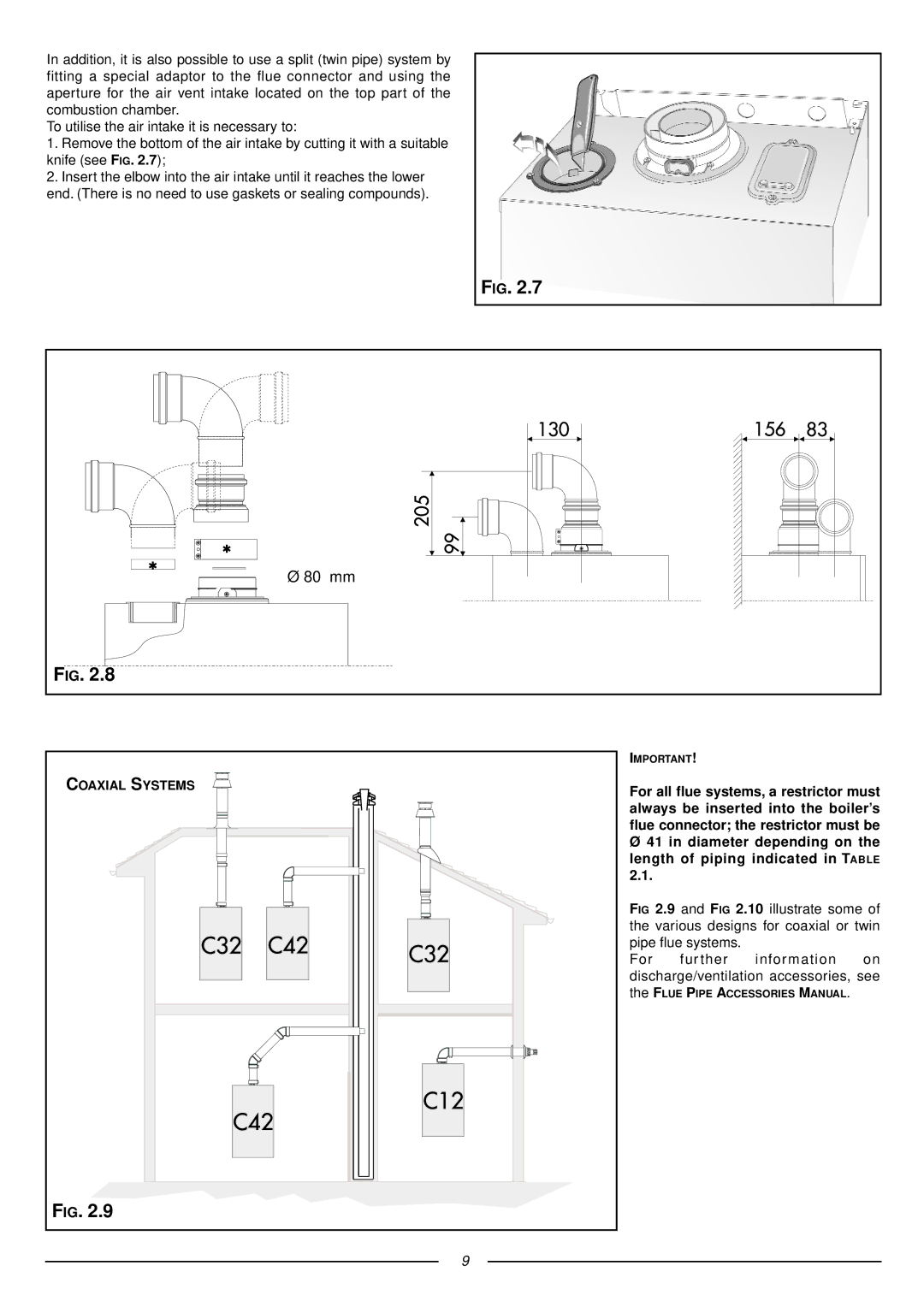 Ariston 41-116-05 installation instructions 80 mm 