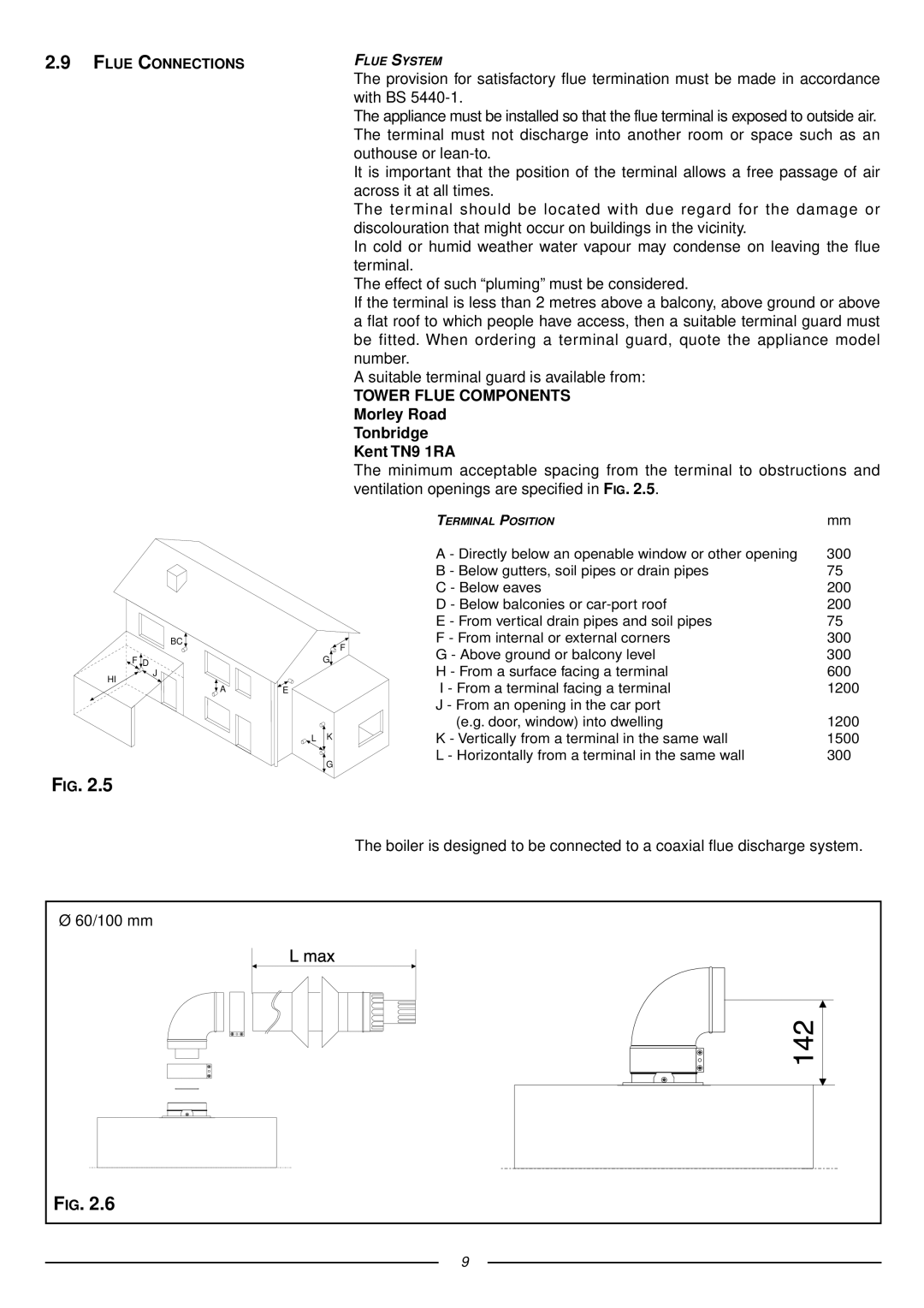 Ariston 41-116-07 installation instructions Morley Road, Tonbridge, Kent TN9 1RA, 60/100 mm 