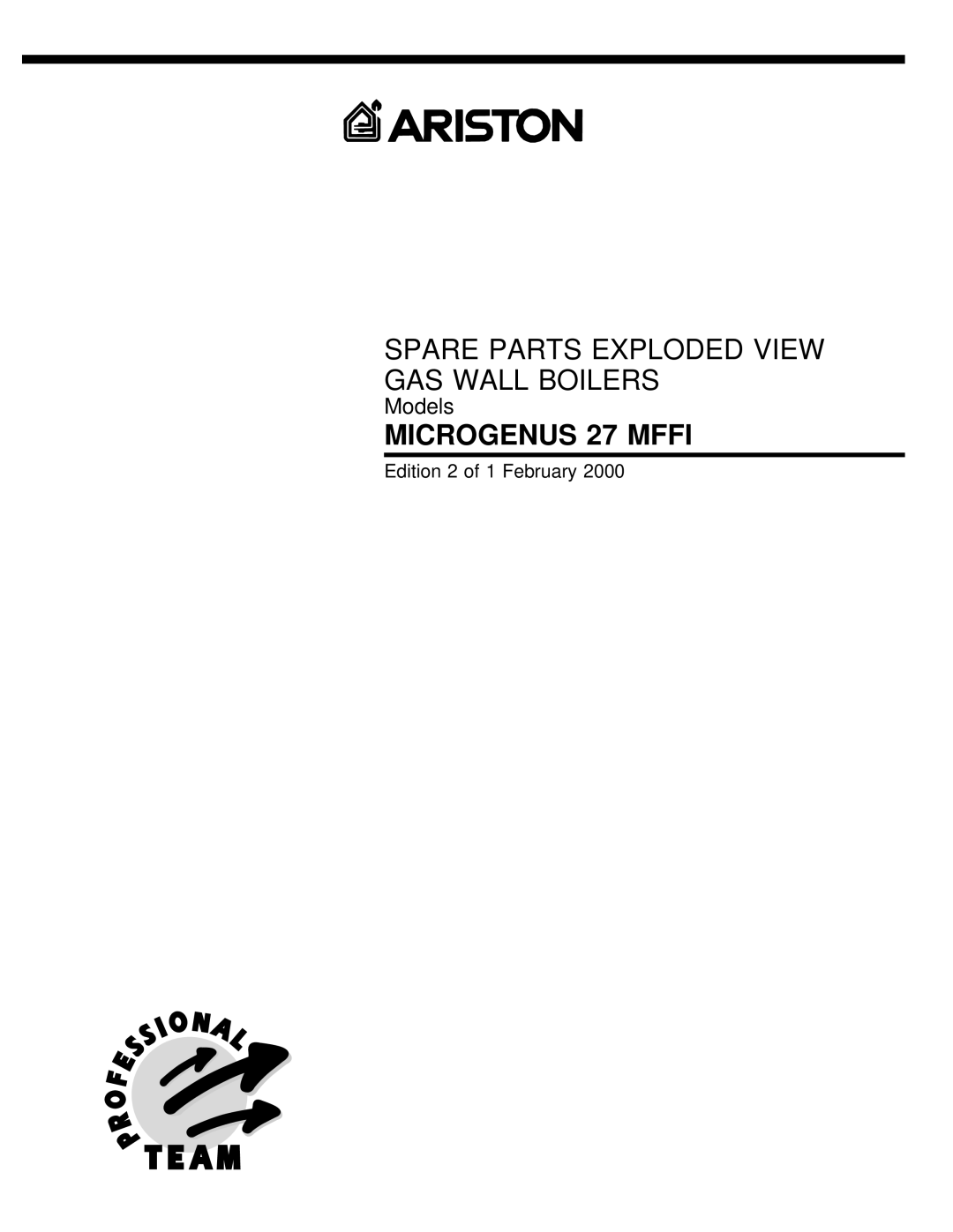 Ariston 47-116-15 installation instructions Microgenus 27 Mffi 