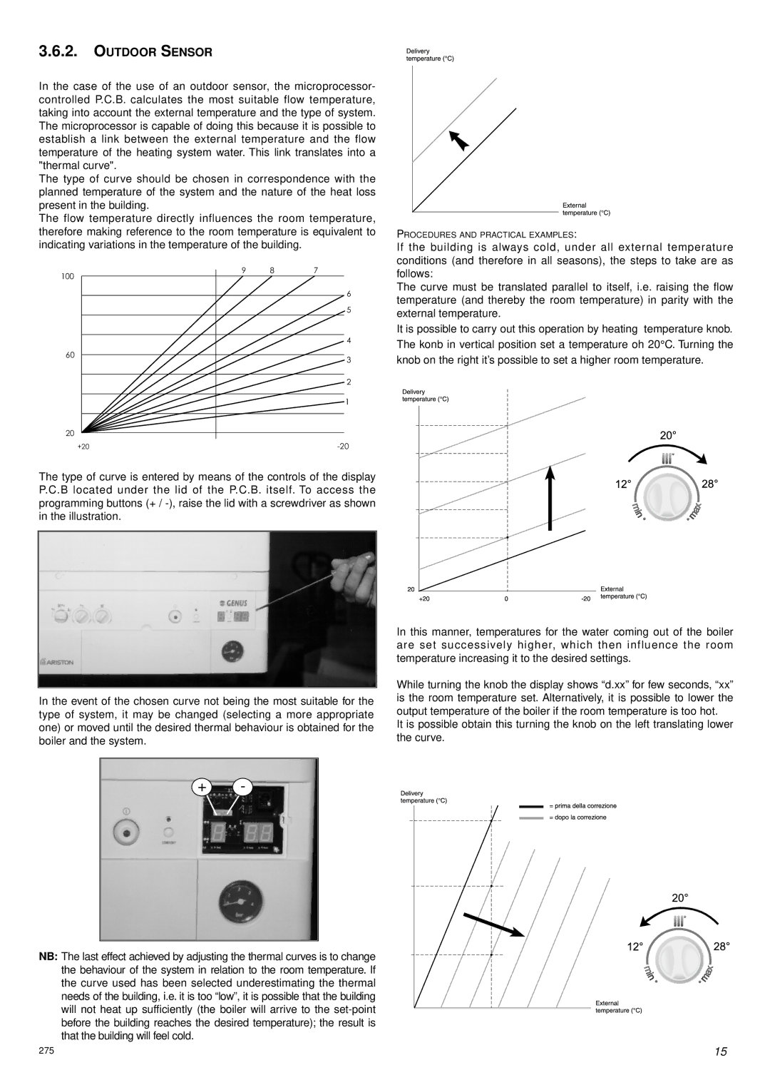 Ariston 47-116-17 installation instructions Outdoor Sensor 