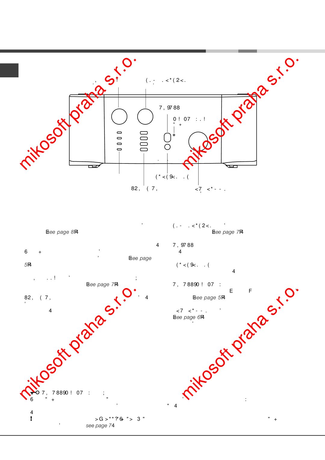 Ariston AQXLAVTL 109 manual Washing machine description, Control panel 