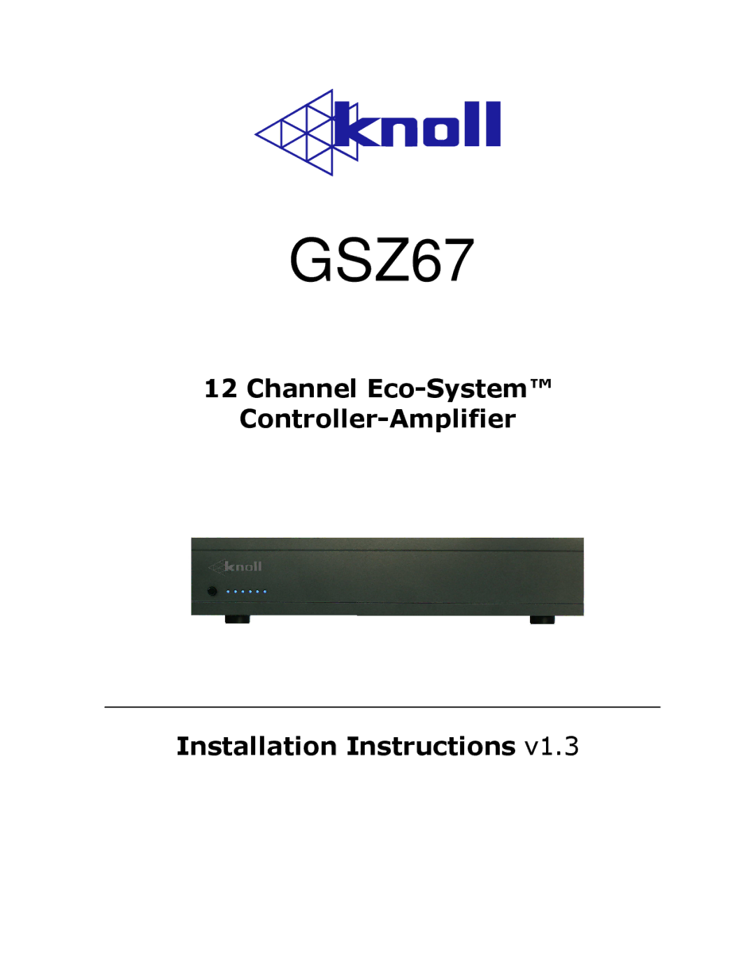 Ariston GSZ67 installation instructions 