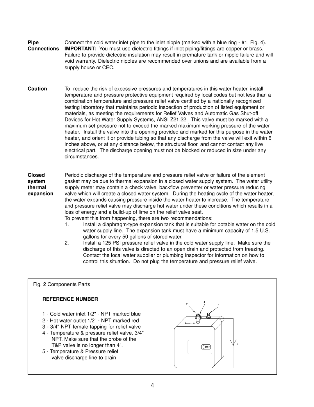 Ariston Heaters manual Reference Number 