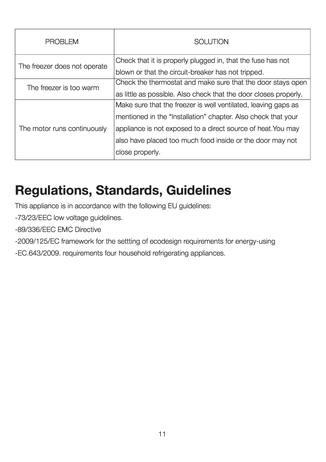 Ariston UP 350 FI (FE) manual Regulations, Standards, Guidelines 