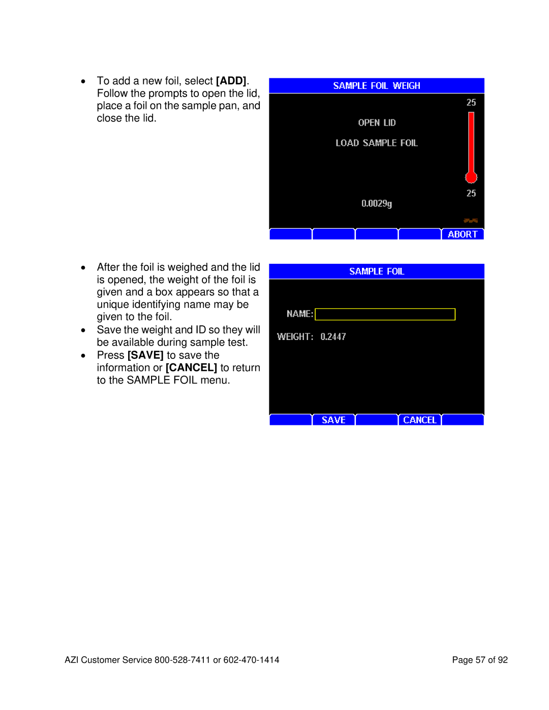 Arizona MAX-5000XL user manual AZI Customer Service 800-528-7411 or 