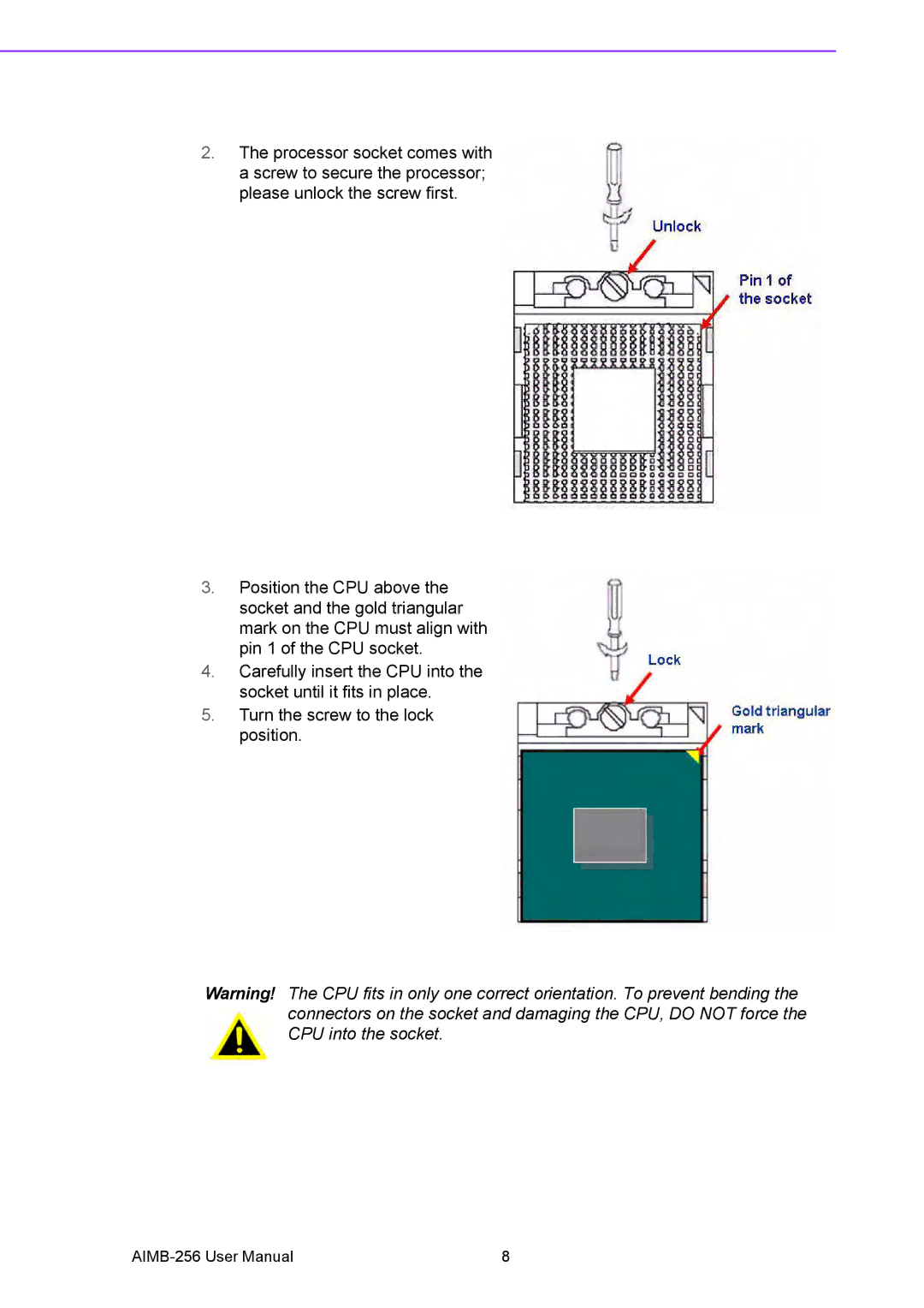 Arkon AIMB-256 user manual 