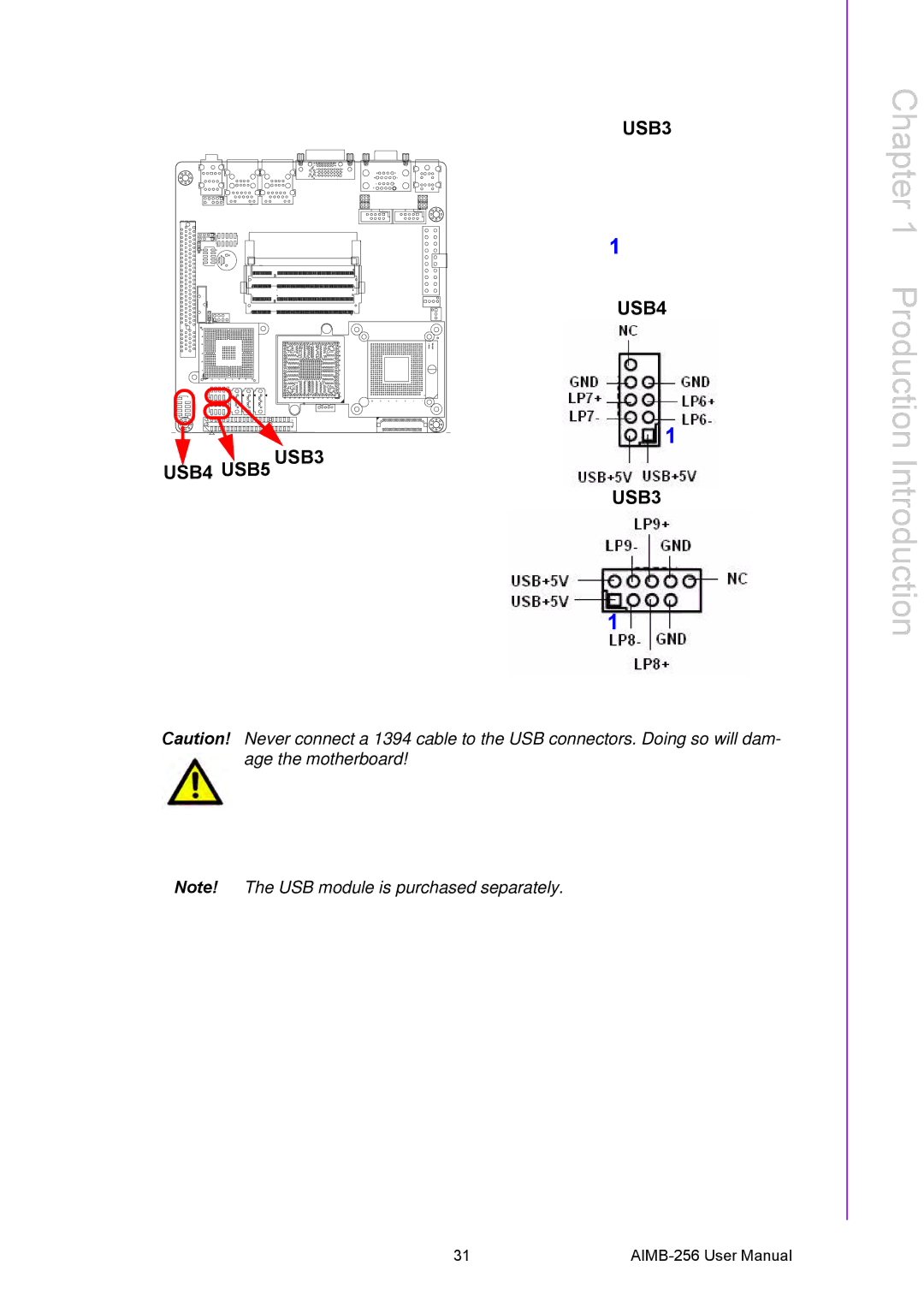 Arkon AIMB-256 user manual USB3 USB4 USB4 USB5 USB3 