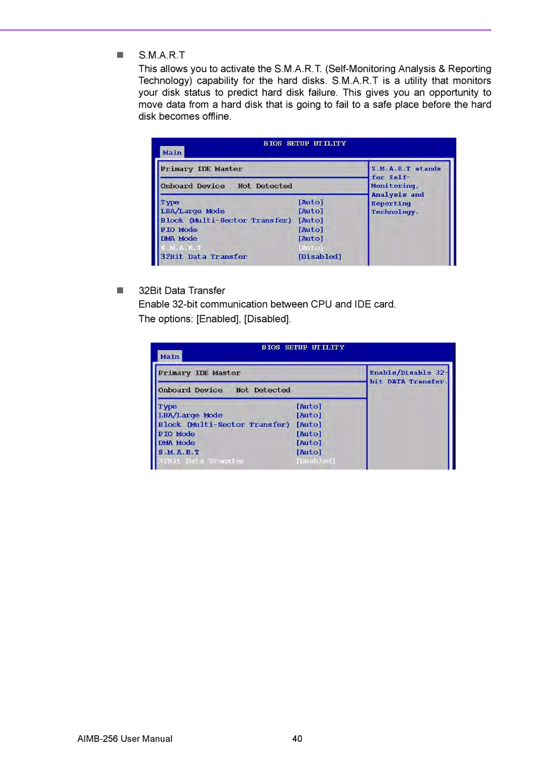 Arkon AIMB-256 user manual 