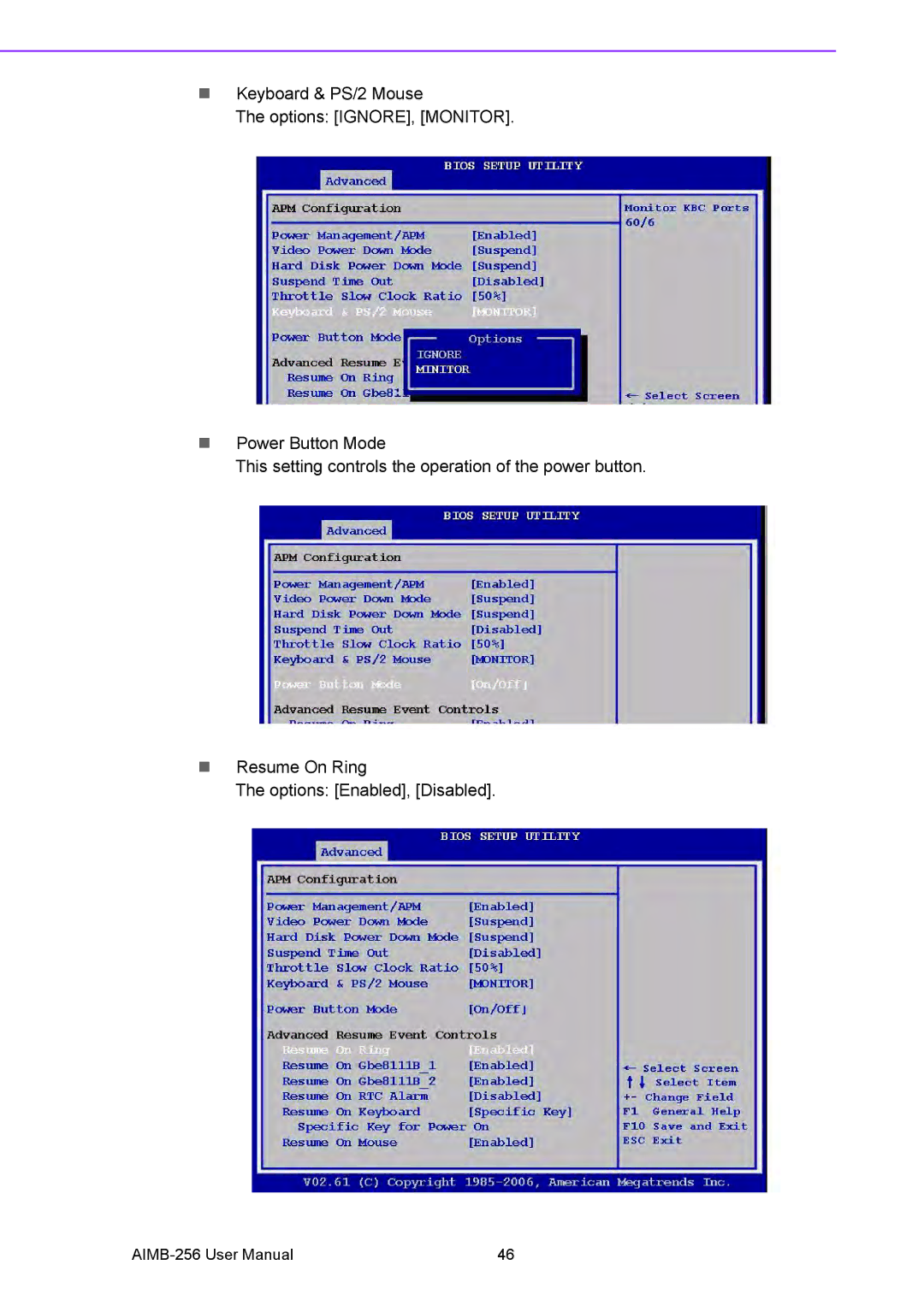 Arkon AIMB-256 user manual 