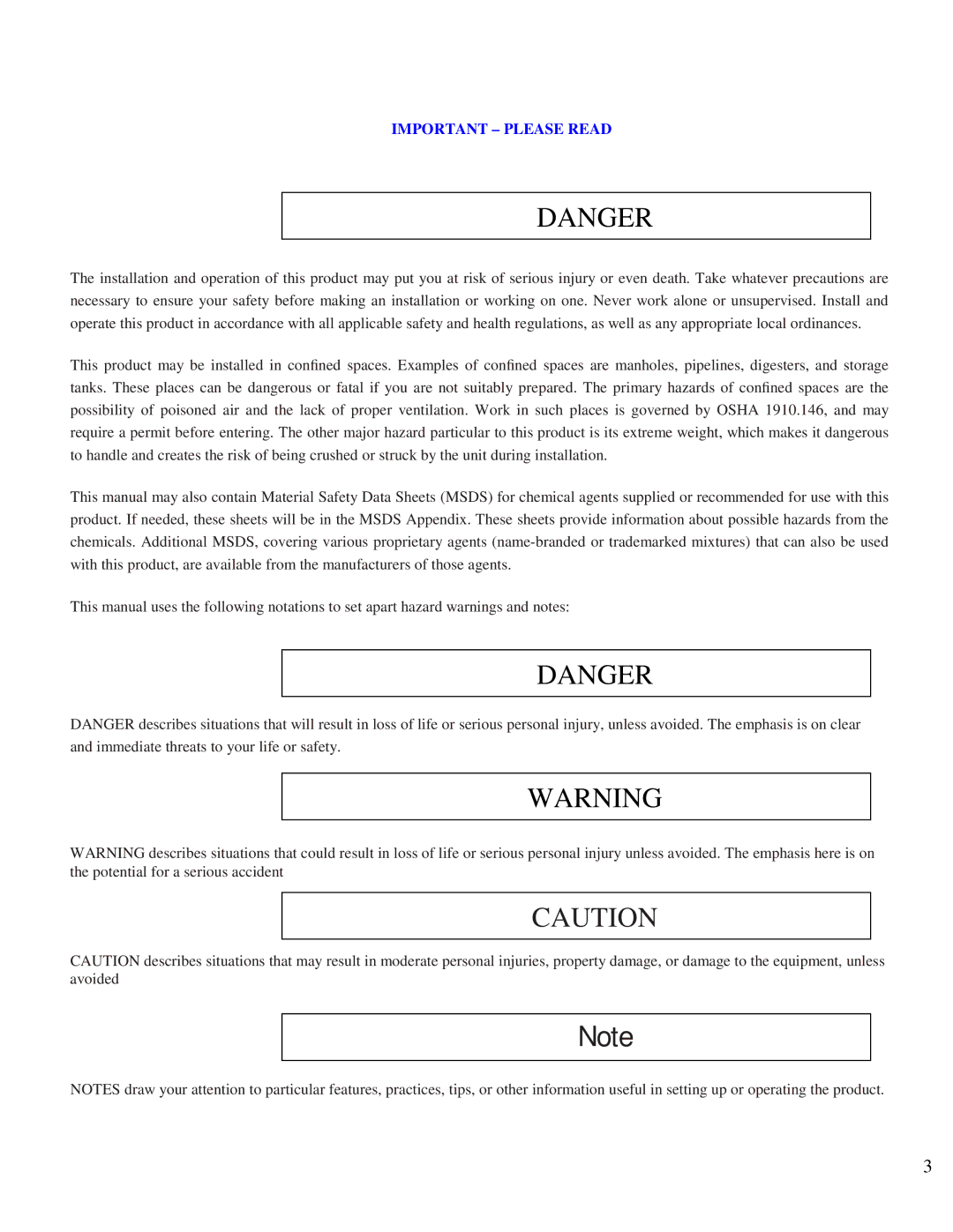 Arkon Channelmag instruction manual Important Please Read 