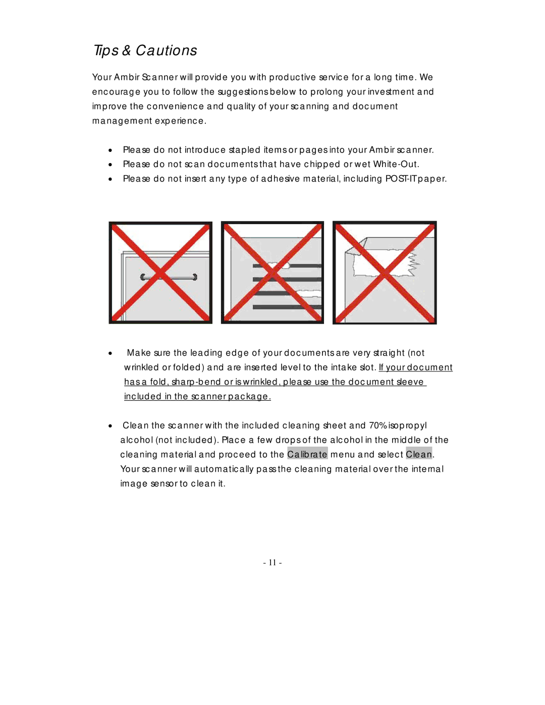 Arkon DS687 manual Tips & Cautions 