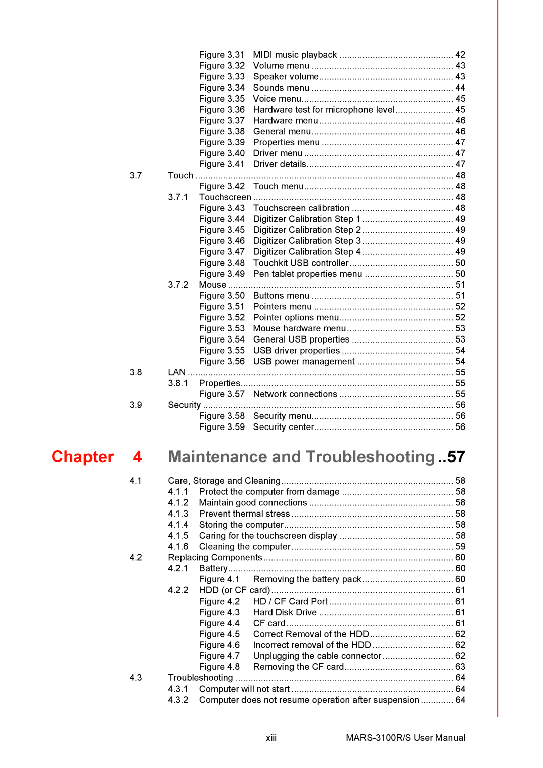 Arkon MARS-3100R/S user manual Maintenance and Troubleshooting 