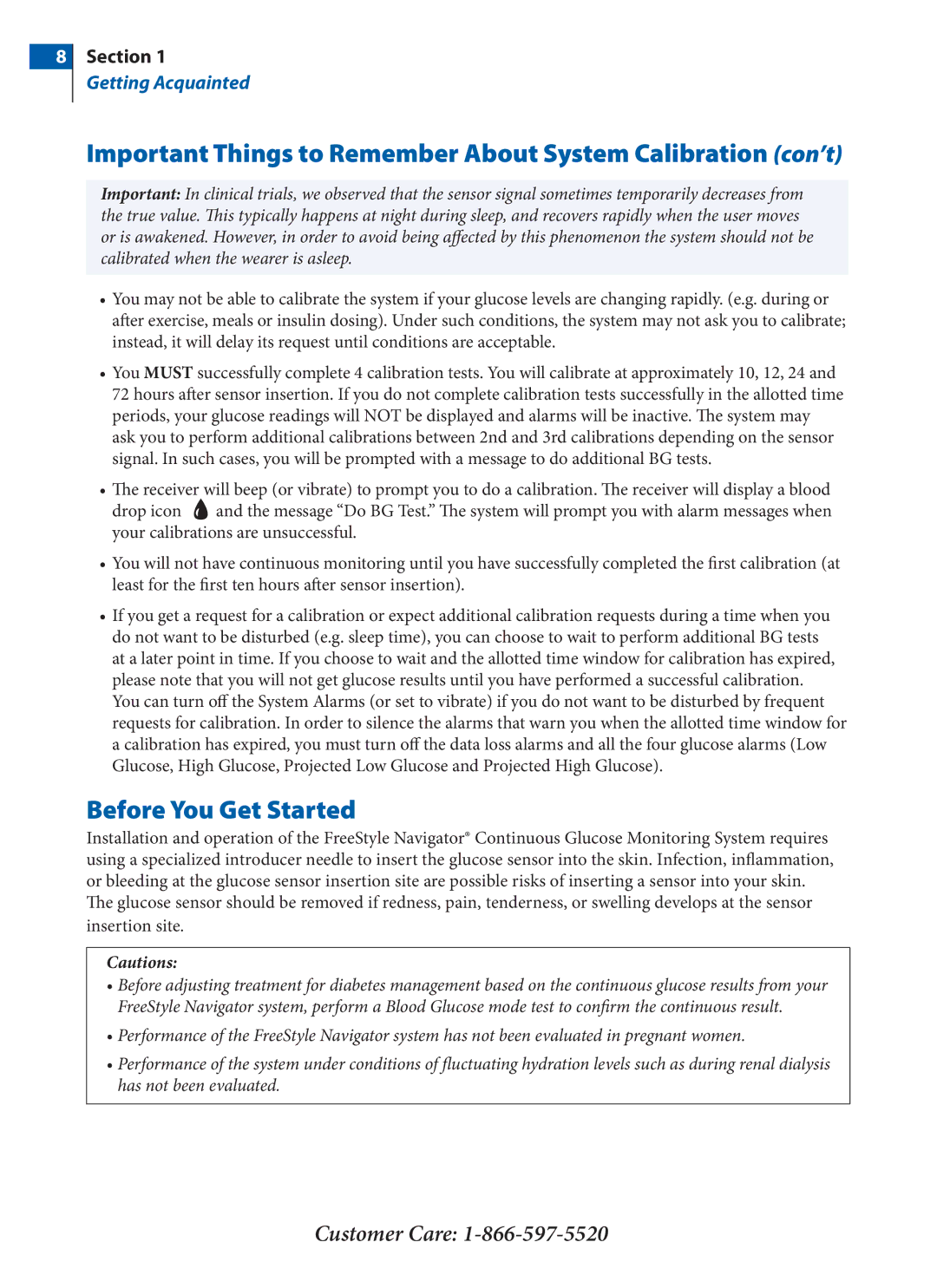 Arkon PRT03831-xxx manual Important Things to Remember About System Calibration con’t 