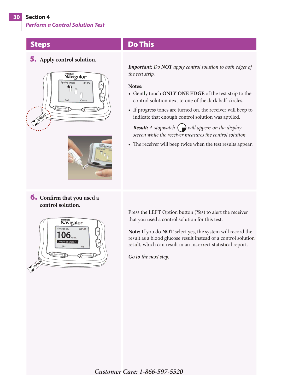 Arkon PRT03831-xxx manual Apply control solution, Confirm that you used a control solution 