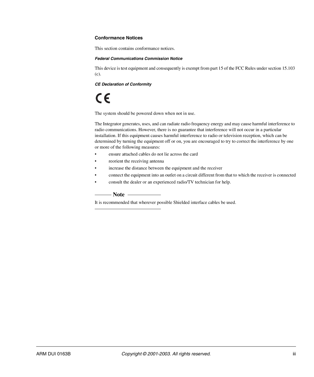 Arm Enterprises IM-AD1 manual Conformance Notices 