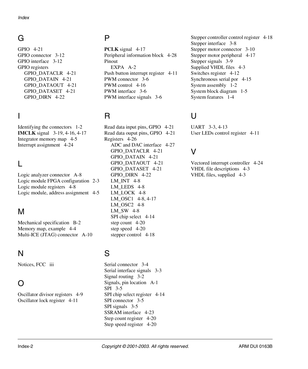 Arm Enterprises IM-AD1 manual Expa A-2, Gpiodataclr Gpiodatain Gpiodataout Gpiodataset Gpiodirn, Lmleds Lmlock LMOSC1 