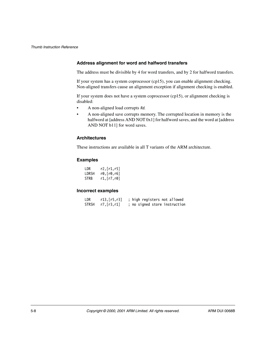 ARM VERSION 1.2 manual Strsh 