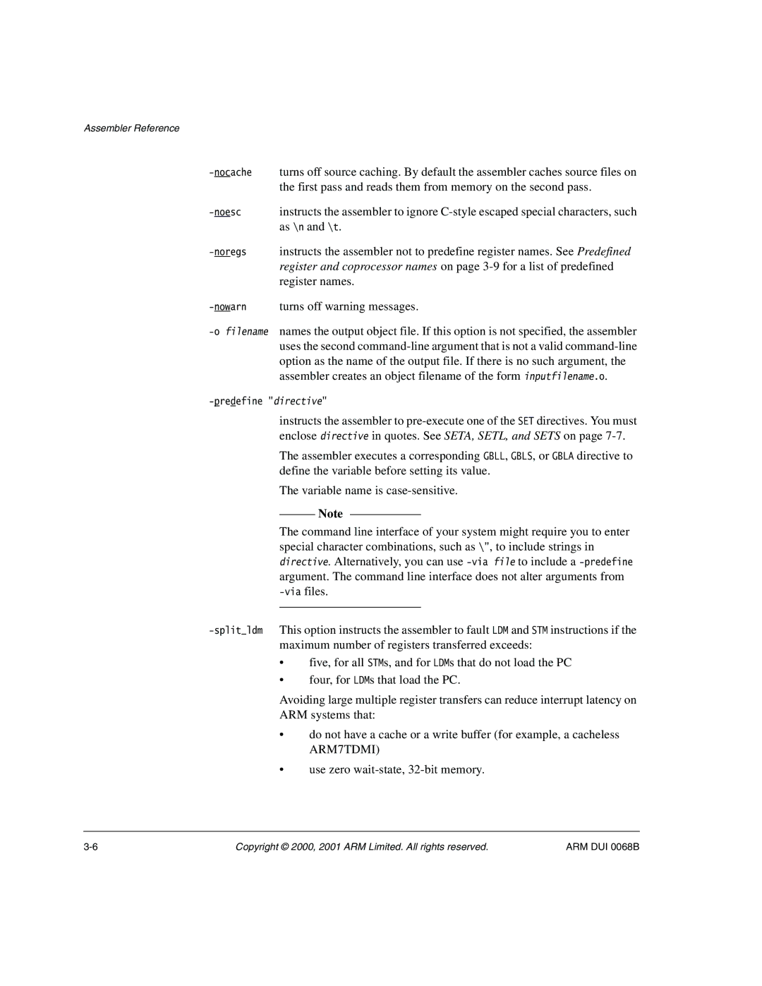 ARM VERSION 1.2 manual First pass and reads them from memory on the second pass, As \n and \t, Register names 