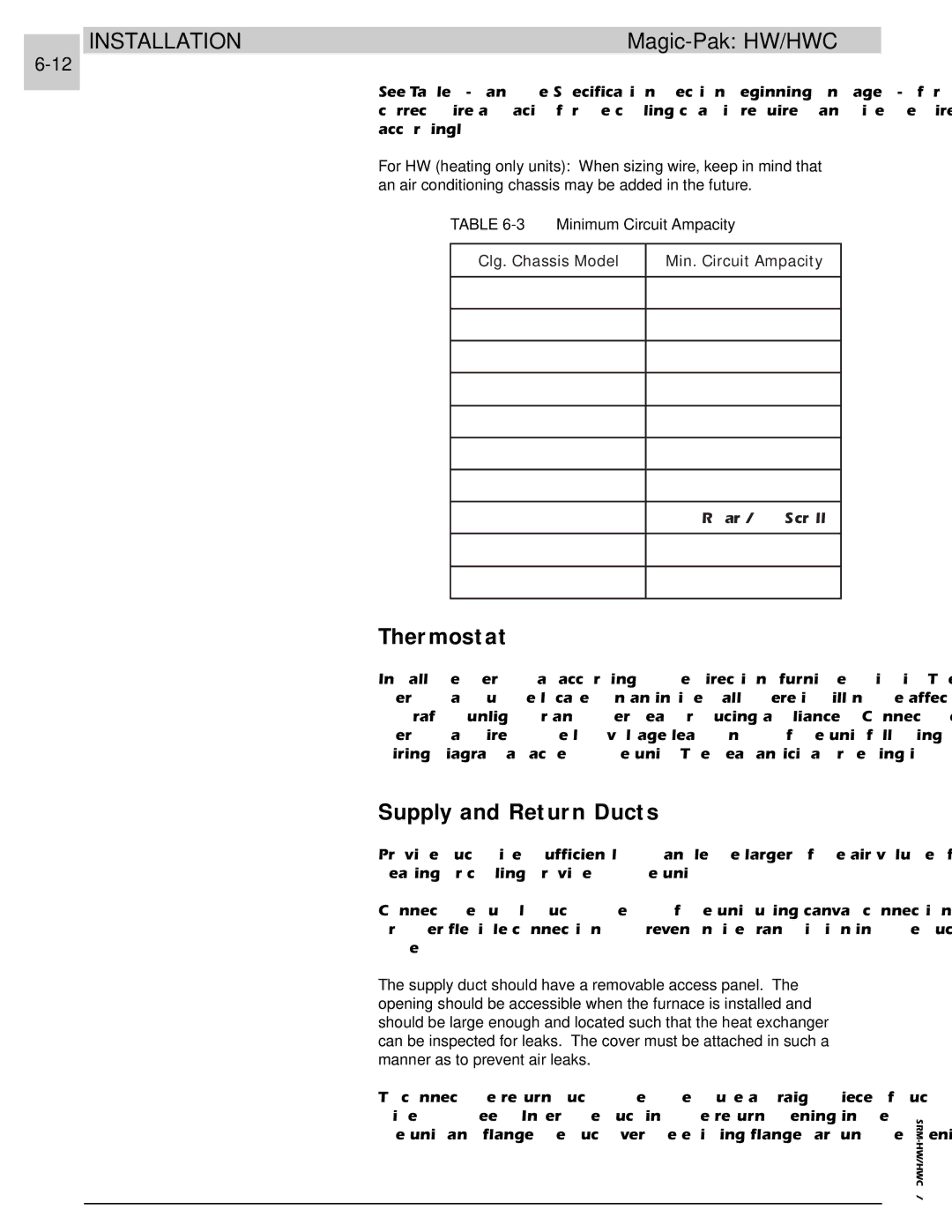 Armstrong World Industries 183, 243, 302, 242, 122, 123, 203, 182 manual Hw/Hwc 