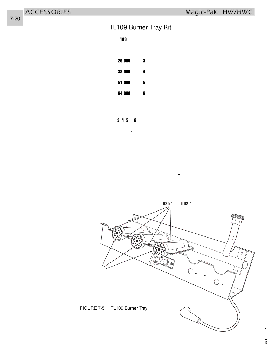 Armstrong World Industries 182, 243, 302, 242, 122, 123, 203, 183 manual TL109 Burner Tray Kit 