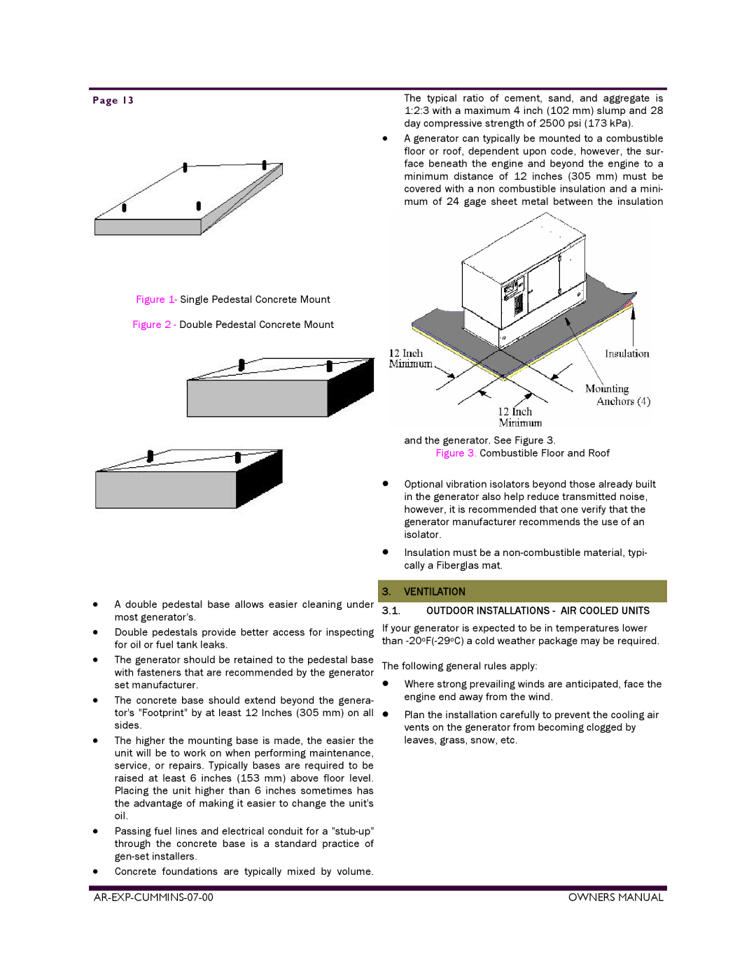 Armstrong World Industries ACUM140, ACUM84, ACUM185, ACUM65, ACUM110 Ventilation Outdoor Installations AIR Cooled Units 