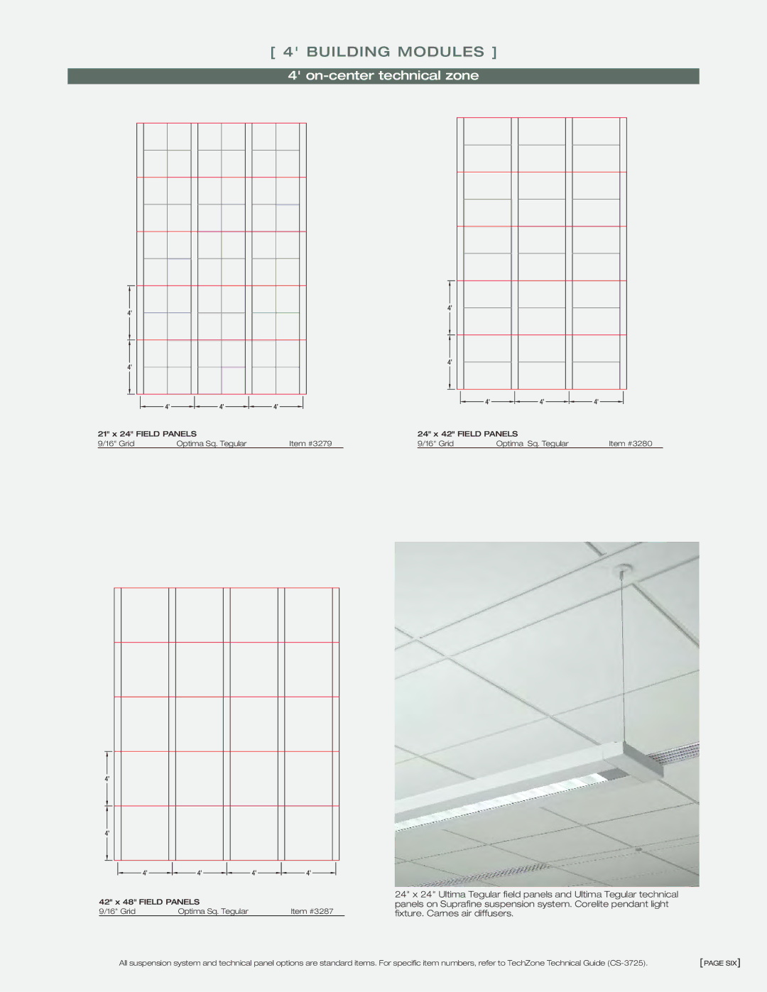 Armstrong World Industries TechZone manual Building Modules 