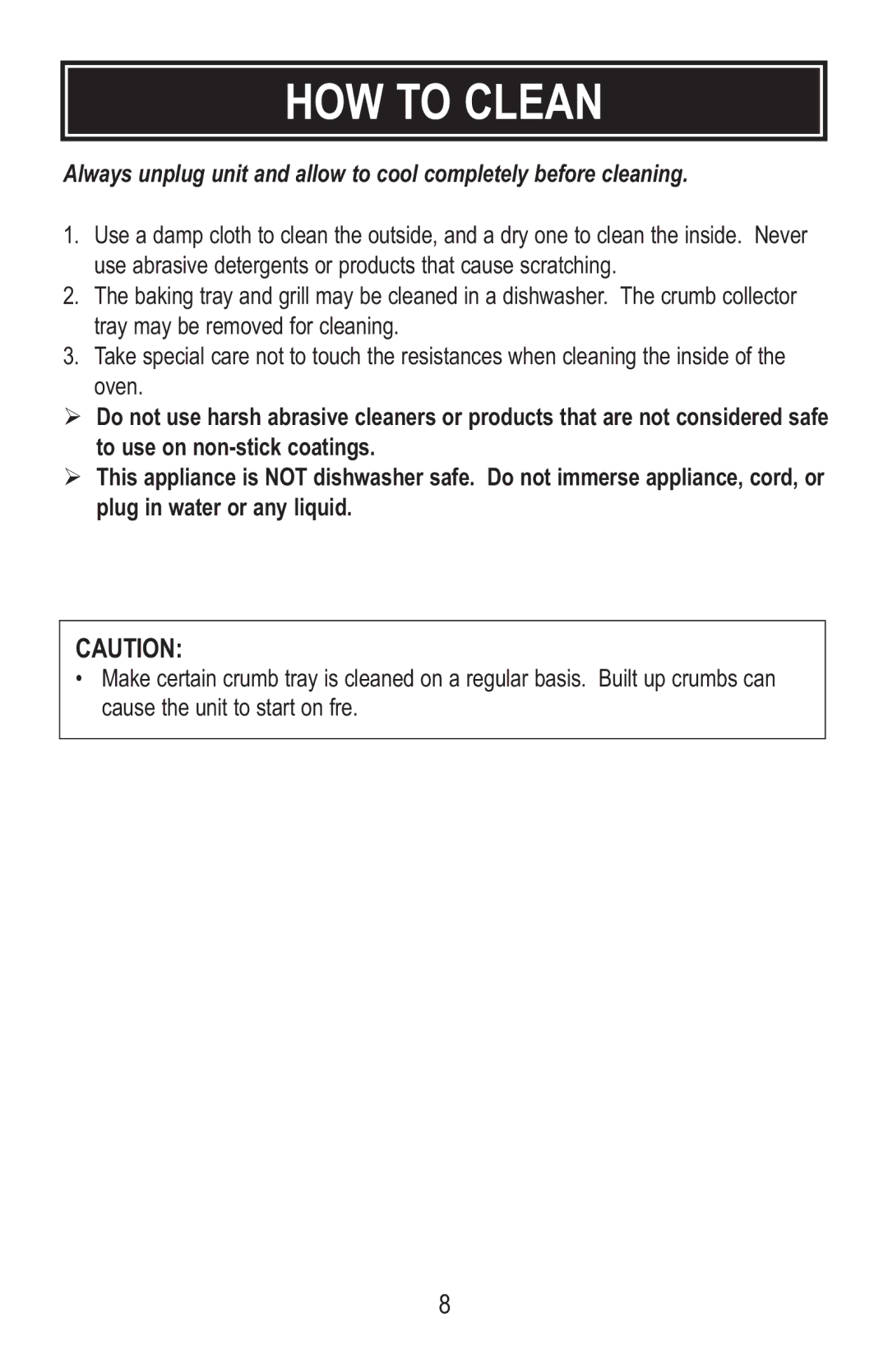 Aroma ABT-106 instruction manual HOW to Clean 