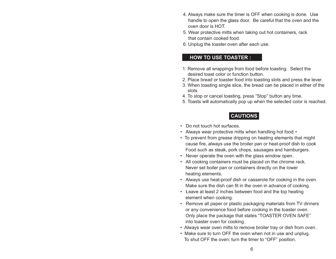 Aroma ABT-218SB instruction manual HOW to USE Toaster 