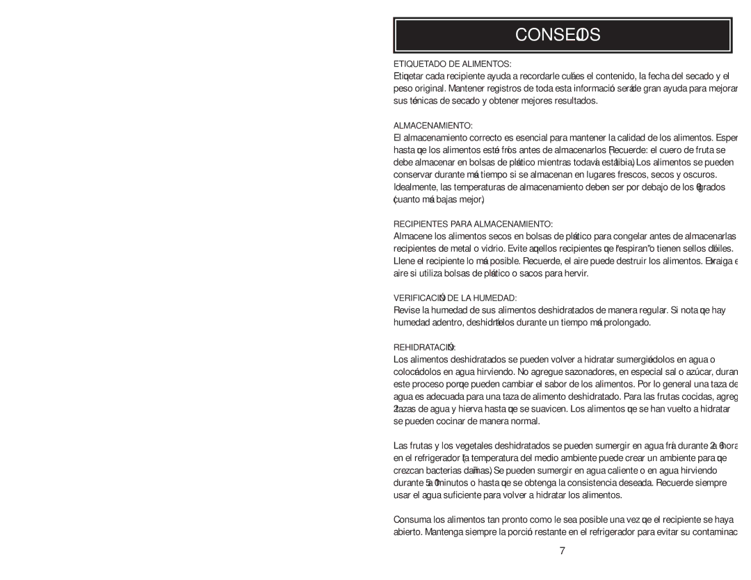 Aroma AFD-615C Etiquetado DE Alimentos, Recipientes Para Almacenamiento, Verificación DE LA Humedad, Rehidratación 