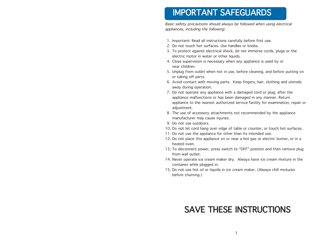 Aroma AIC-214 instruction manual Important\Safeguards 