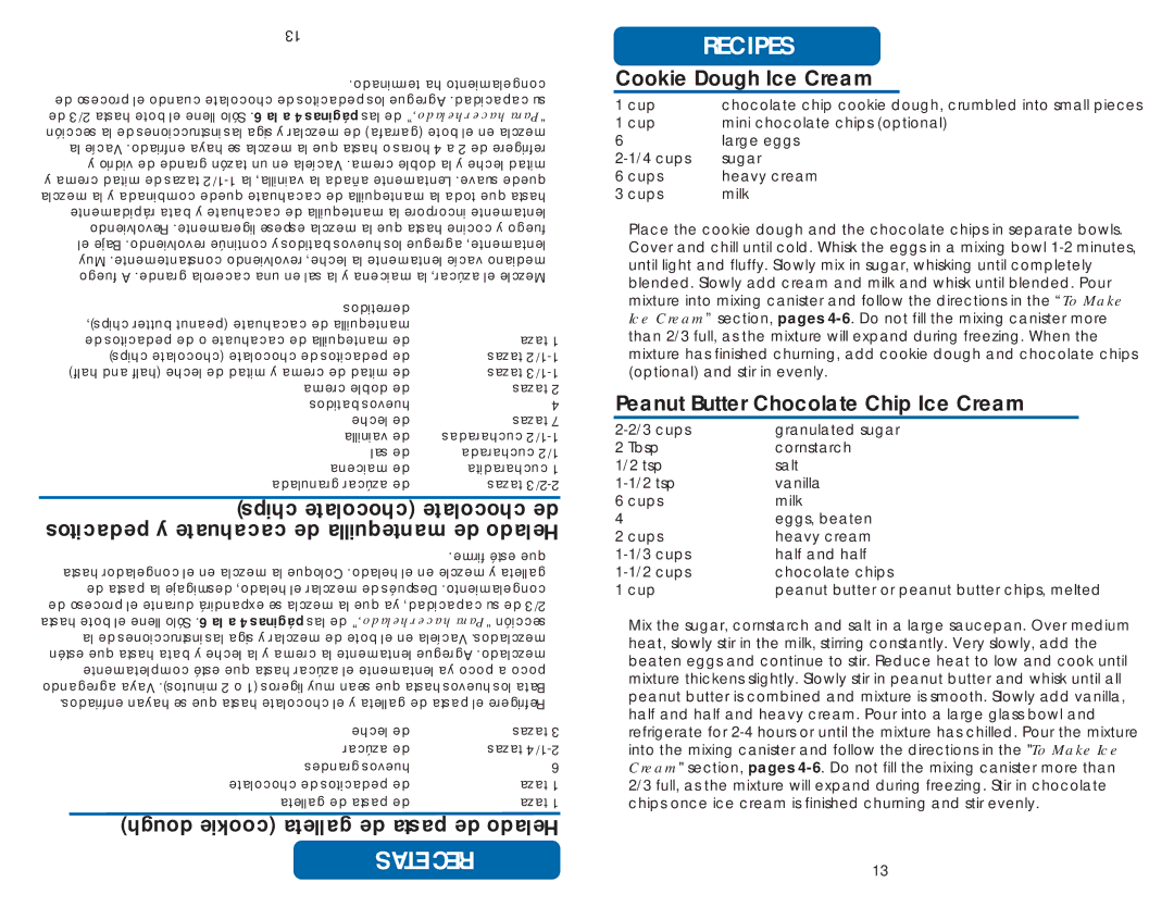 Aroma AIC-234 instruction manual Recetas Recipes 