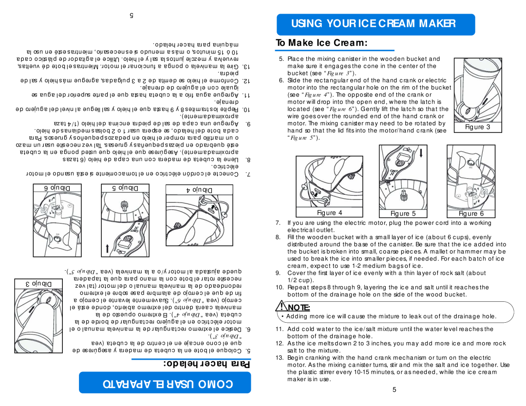 Aroma AIC-234 instruction manual helado hacer Para, Using Your Ice Cream Maker, Aparato El Usar Como, To Make Ice Cream 
