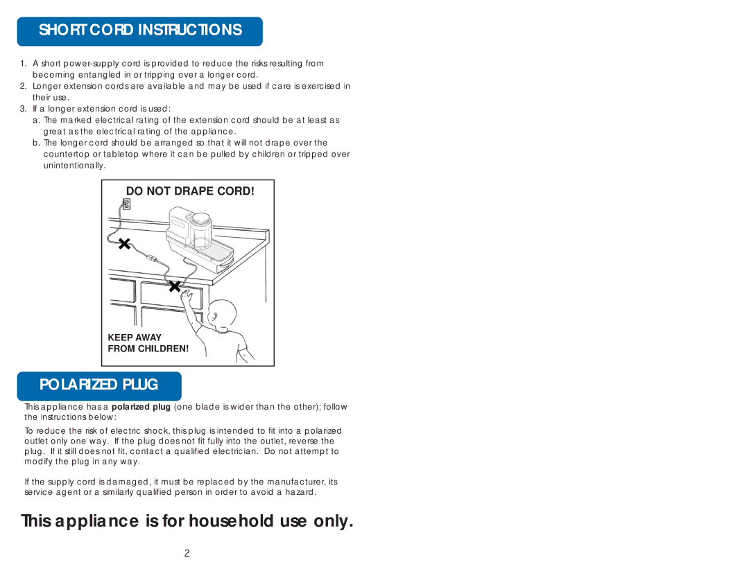 Aroma AMN-100 instruction manual This appliance is for household use only 