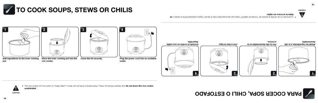 Aroma ARC-1000ASB To Cook SOUPS, Stews or Chilis, Vigilar sin arrocera la dejes, Pot Rice cooker Outlet 