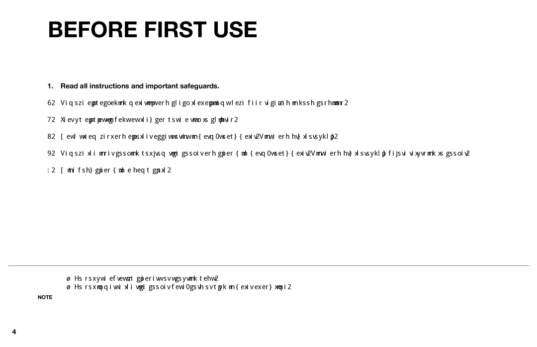 Aroma ARC-616sb instruction manual Before First USE, Read all instructions and important safeguards 