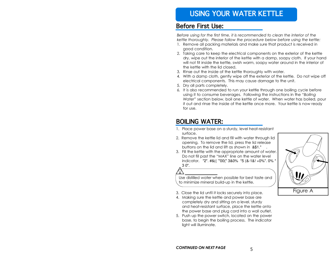 Aroma AWK-161 instruction manual Using=Your=Water=Kettle, Boiling=Water 