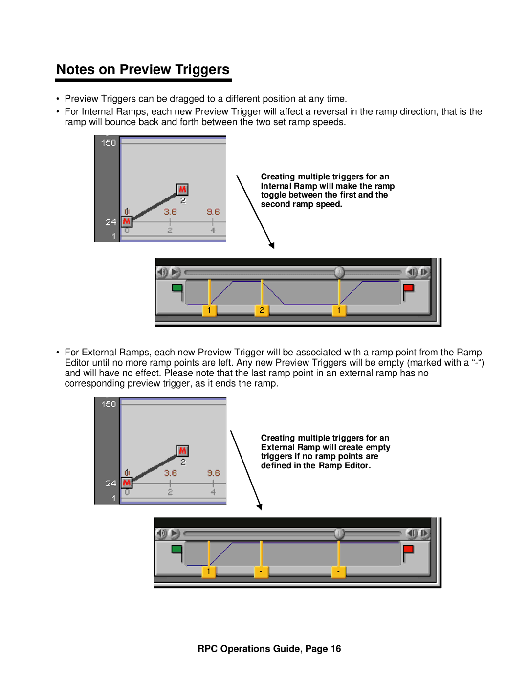 ARRI ARRI Ramp Preview Controller manual RPC Operations Guide 