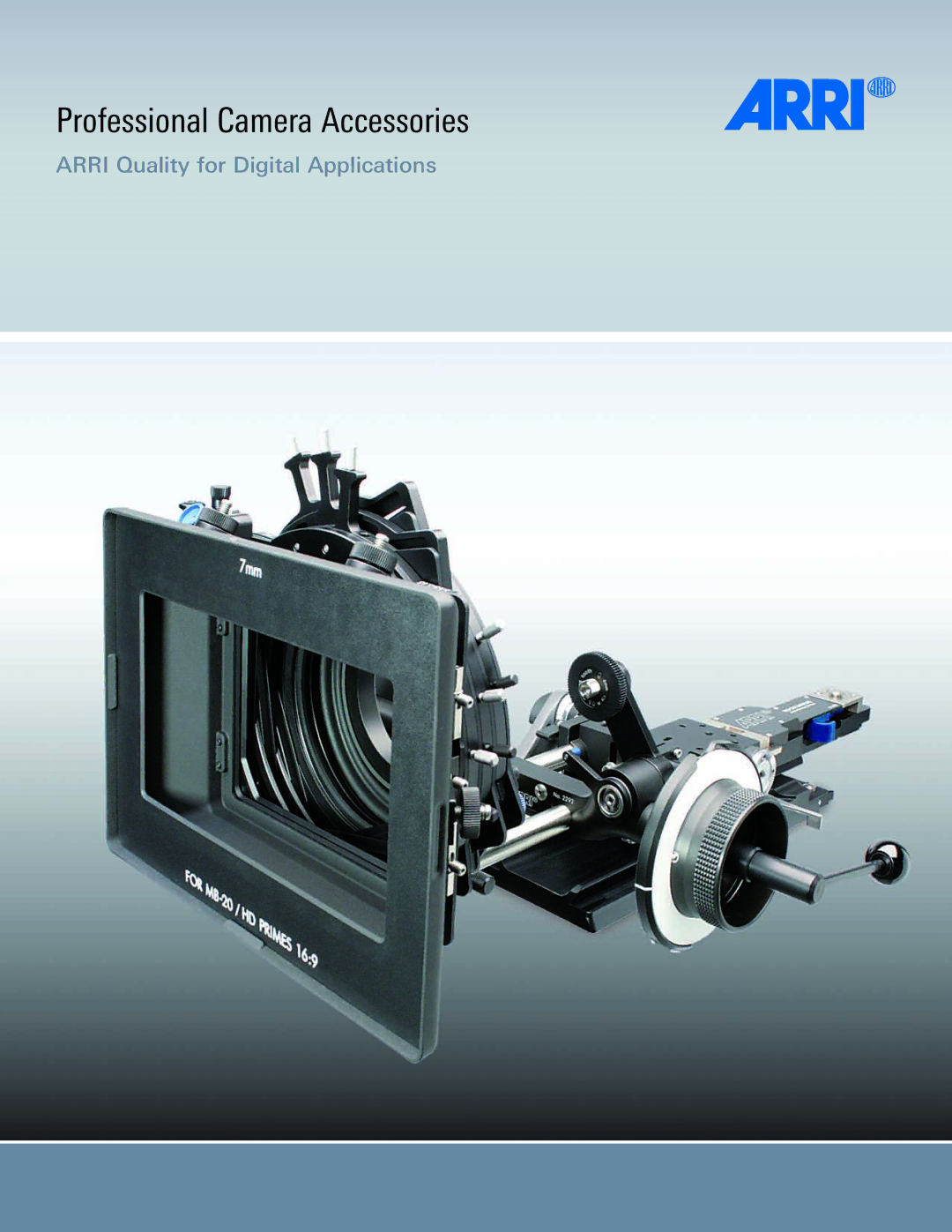 ARRI MB-20 manual Professional Camera Accessories 