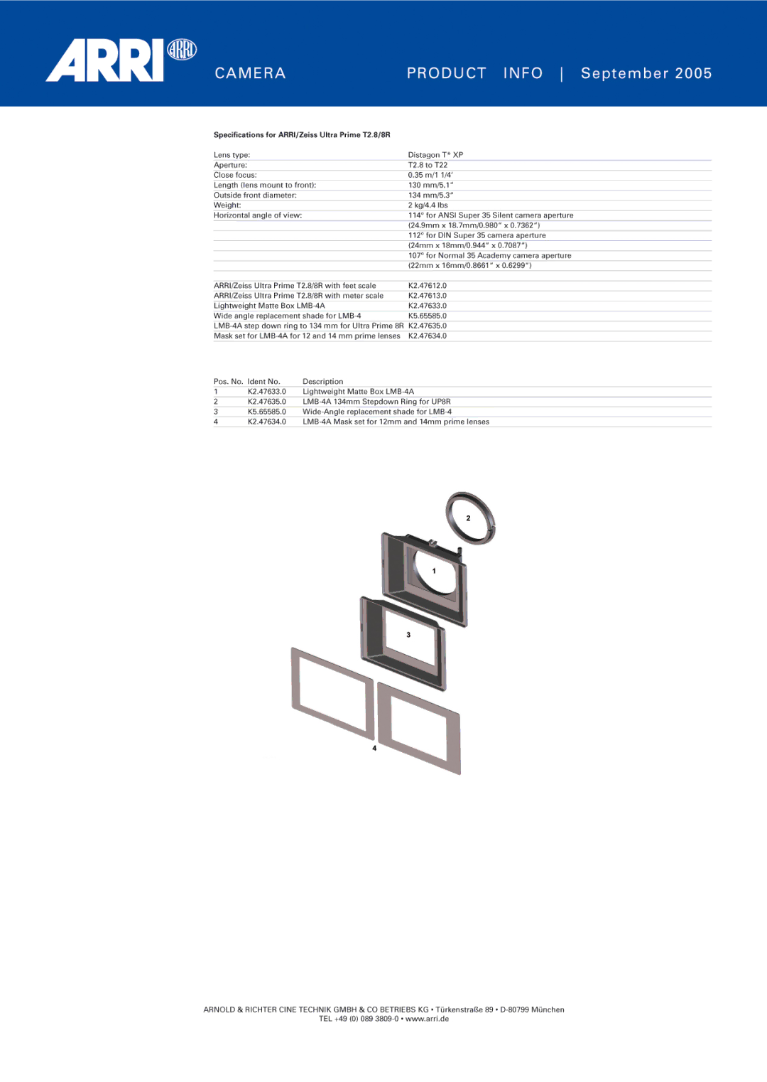 ARRI T2.8/8R manual 