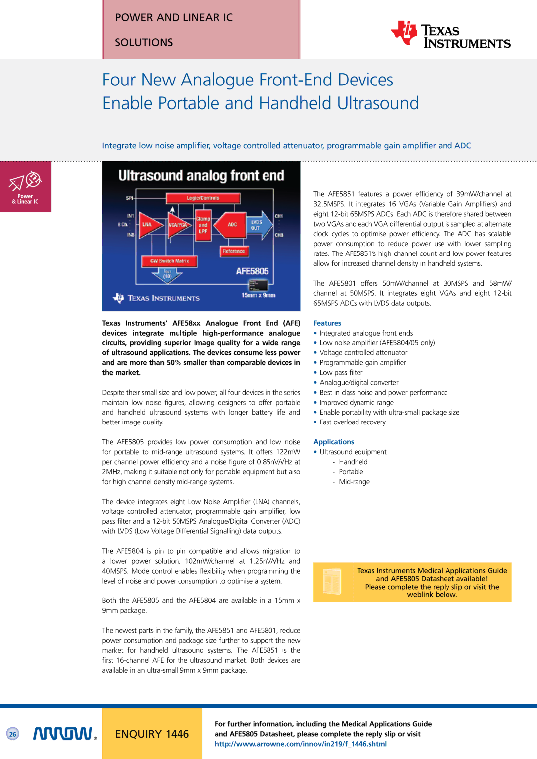 Arrow Plastic Network Card manual Enquiry 