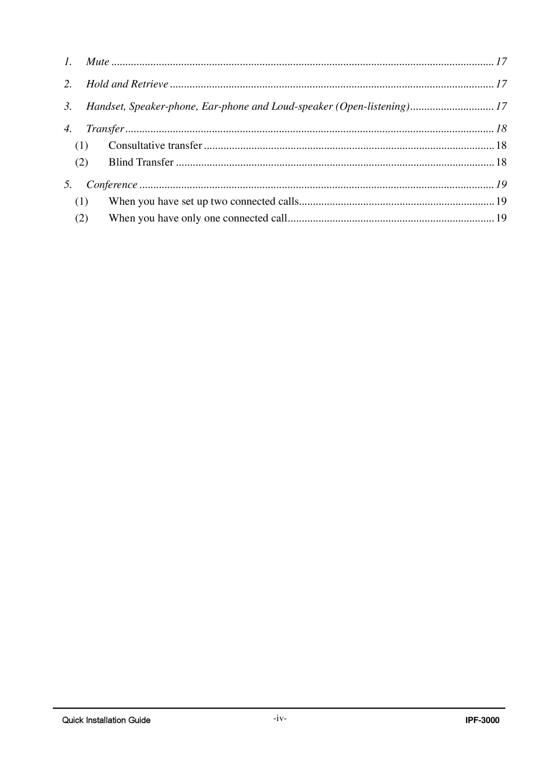 ArtDio manual Quick Installation Guide IPF-3000 