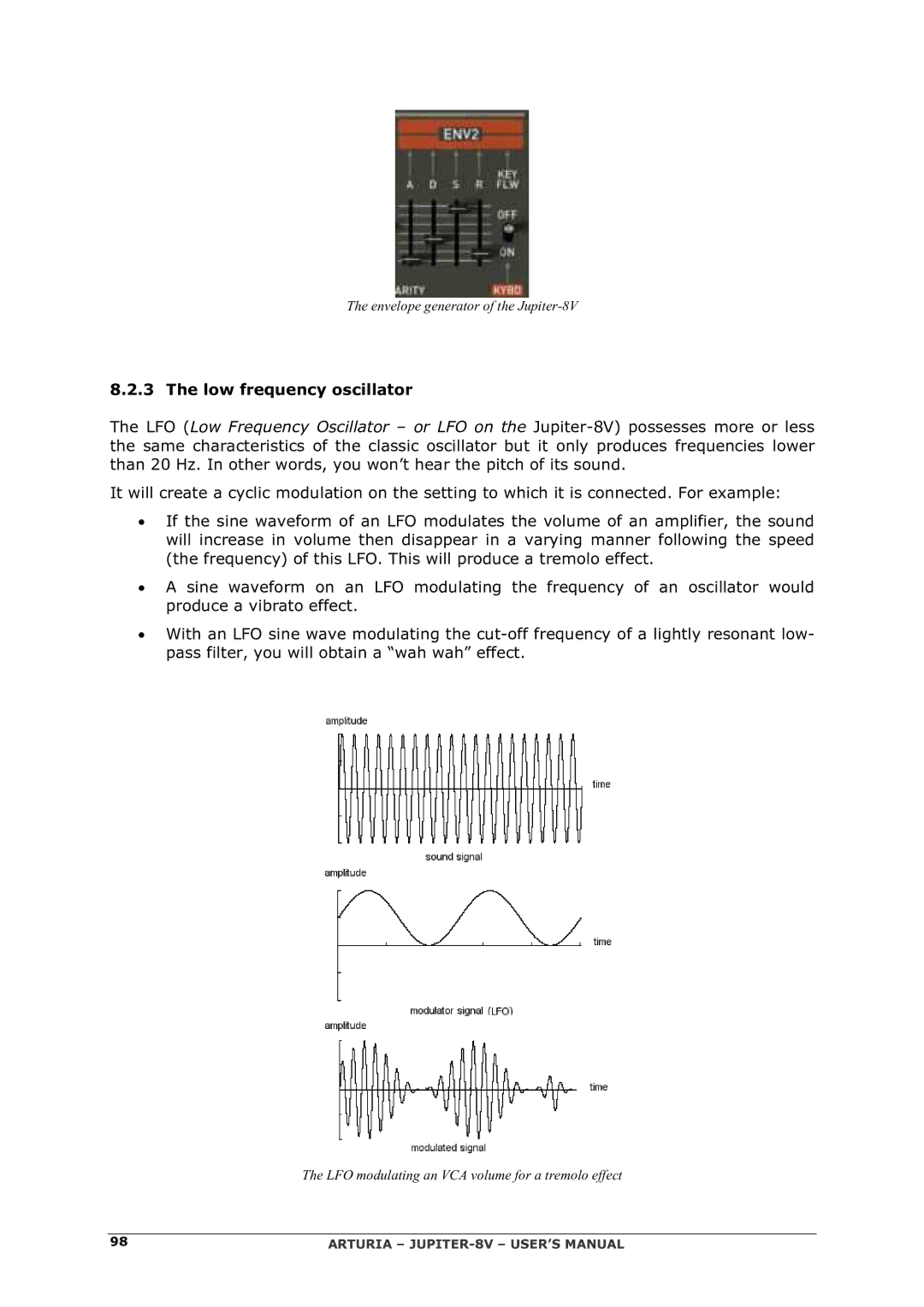 Arturia 2 manual Low frequency oscillator 